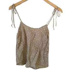 Levi’s Floral Tie Knot Strap Cami